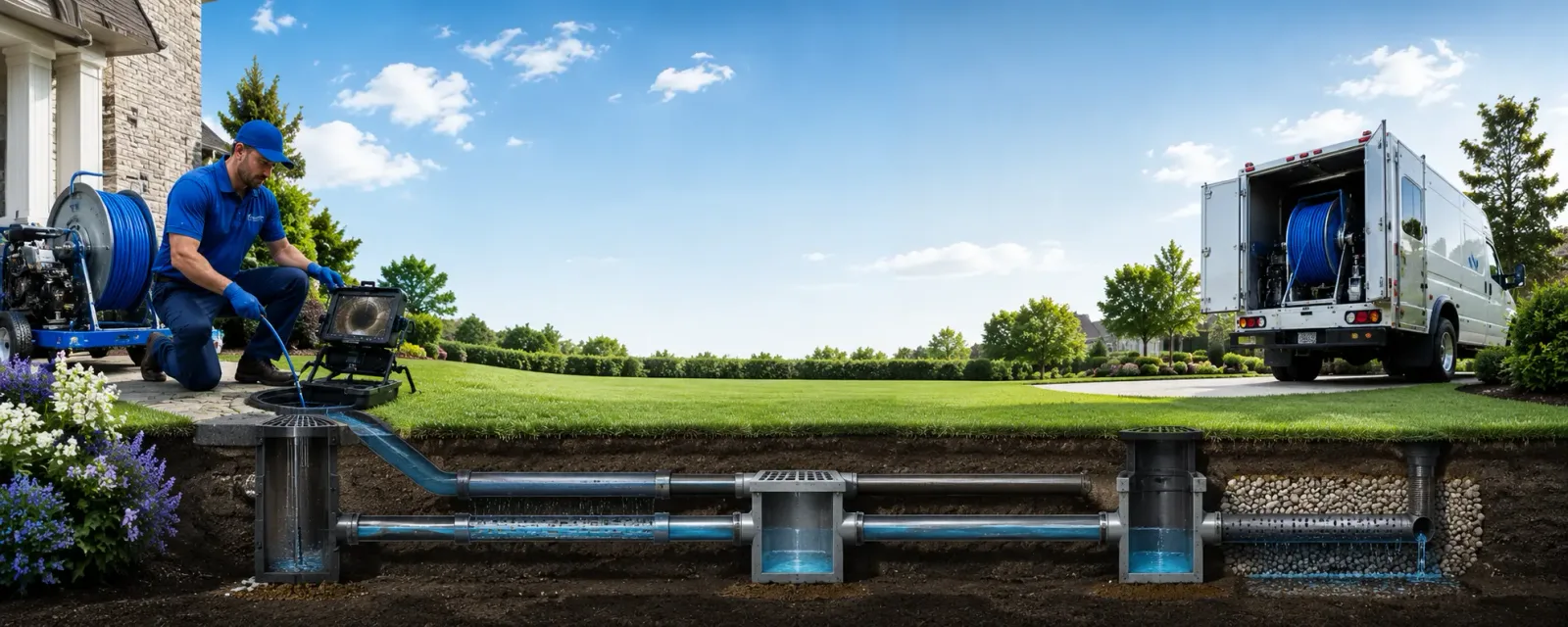 Outdoor drain cleaning information for Cowley, WY